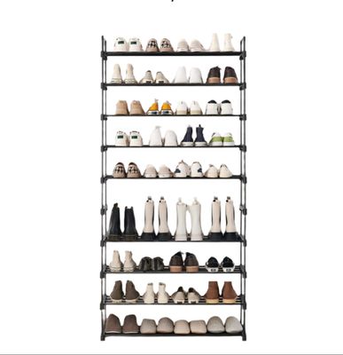 Rootz Shoe Shelf - Shoe Rack - Shoe Organizer - Justerbar design - 92 cm x 30 cm x 194 cm
