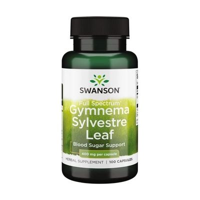 Gymnema Sylvestre Blade – 400 mg – 100 kapsler Swanson