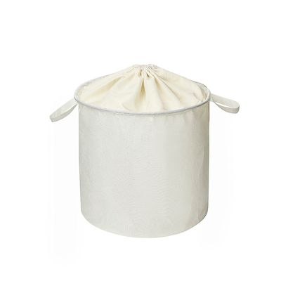Vasketøjskurv - foldbar - design hjerter eller råhvid