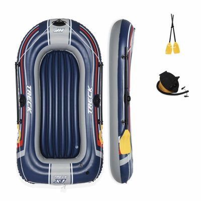 Hydro-Force Bestway Uppblåsbar Gummibåt (med pump och åror)