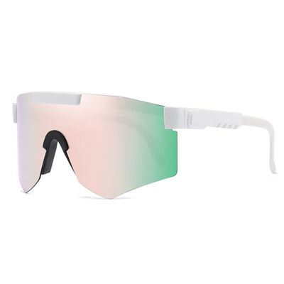Viper Unisex Polarized Sports Solbriller White Peach