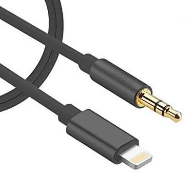 SiGN Lightning - 3.5mm Lydkabel 1m - Sort
