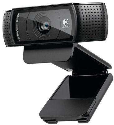 Original Logitech HD Pro Webcam C920 - Svart