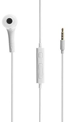 Stereo Headset In-Ear Hovedtelefoner Til 3,5 mm Enheder - Hvid