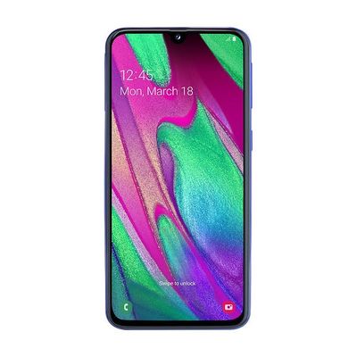 Samsung Galaxy A40 SM-A405FN/DS 64GB Dual SIM - 1 års garanti, brugt i ny stand - Sort