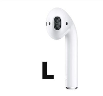 Alkuperäinen täysin uusi 1 kpl vasen kuuloke Apple AirPods (2. sukupolvi) - Varaosa