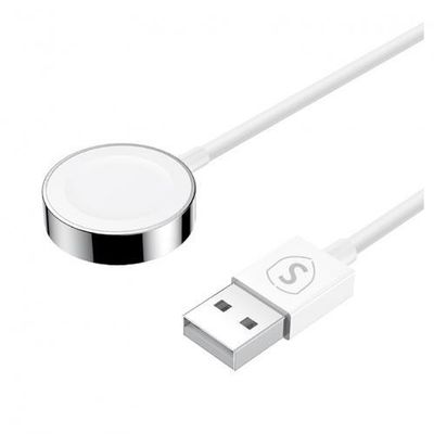SiGN Magnetisk Oplader til Apple Watch, 2.5W, 1.2m - Hvid