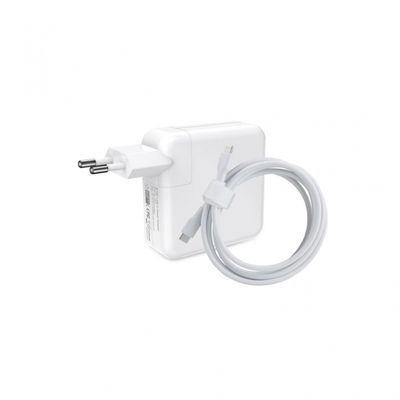 Universell datorladdare 87W USB-C & 2m USB C Kabel – Vit