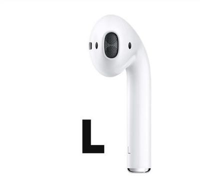Original 1 stk Venstre Høretelefon Apple AirPods (1. gen) - Erstatningsdel
