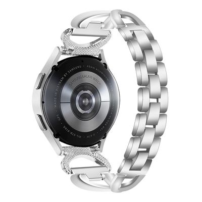 Rhinestone Kristallarmband Samsung Galaxy Watch 6 Classic 47mm Silver