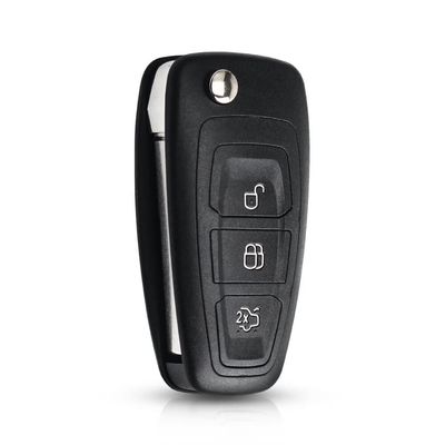 3-knappars HU101 bladvikbart nyckelskal för Ford