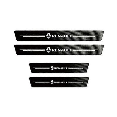 Renault Fluence Captur Megane Clio Kadjar Talisman Arkana RS -auton kynnyskilven suojaan soveltuvat moottoriajoneuvon osat Hiilikuitutarra 4 kpl au...
