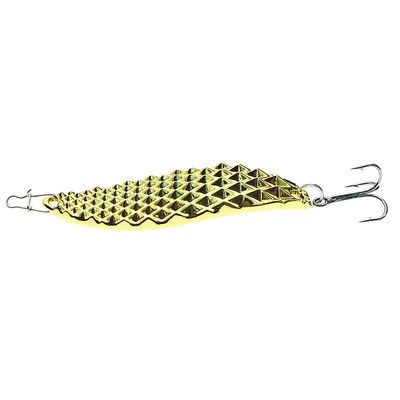 Unbrand 1pcs 10g-20g Metal Spinner Spoon Trout Fiskeri Lure Hard Bait Pailletter Noise Paillette Kunstig Bait Små hårde pailletter Spinner Guld D