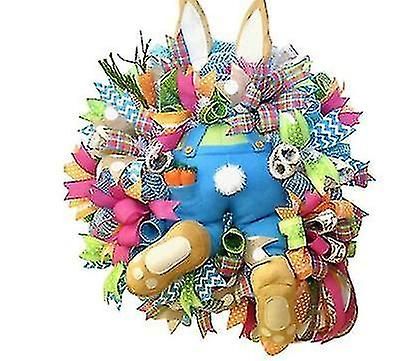 Påske bunny krans indretning til hoveddøren, kanin form Garland Home Wall Decor