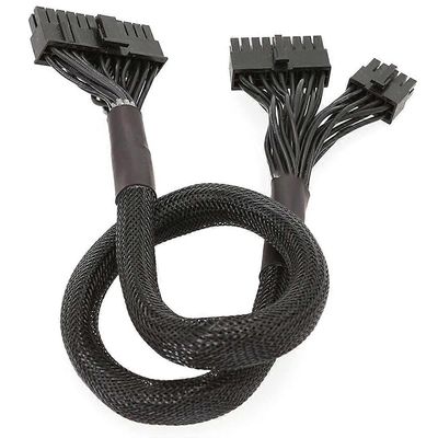 10+18-nastainen - 24-nastainen modulaarinen virtakaapeli RM550X:lle, RM650X:lle, RM750X:lle, RM850X:lle, RM850X:lle, RM1000X:lle musta