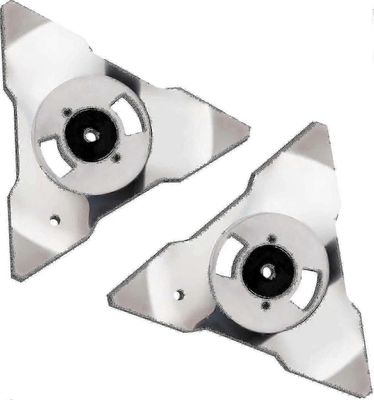 2 kpl Robomow-vaihtoterät – ruostumaton teräs RS/TS/MS/RC/TC/MC-robottileikkureille