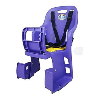 Lasten polkupyörän istuin kannettava lasten polkupyörän takaistuin kaikille aikuisten maastopyörille sininen Violetti Total Height 51cm