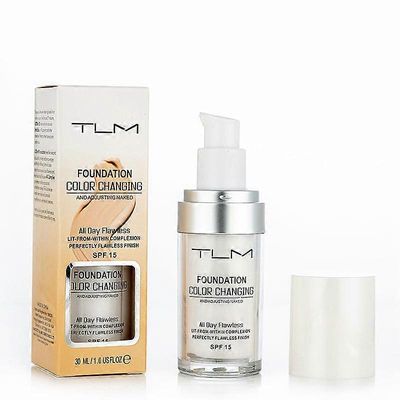 3kpl TLM Virheetön väriä vaihtava meikkivoide Skin Tone Matching Peitevoide