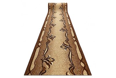 RugsX Runner BCF KRZYŚ brun 80 cm 80x710 cm