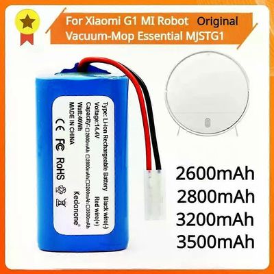 Koskee H18650CH-4S1P 14.8V 6800mAh Li-ion-akkua XIAOMI MIJIA Mi -robottipölynimurille Essential G1 MJSTG1,SKV4136GL R30 R35 3500 mAh