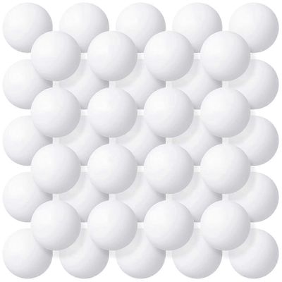 300 pallon pakkaus pingispalloja, pöytätennispalloja, 40 mm:n pingispalloja, pomppupalloja, viihdepöytätennispalloja Valkoinen