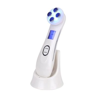 Coosilo 5in1 Rf Electroporation Led Photon Light Therapy - Beauty Device, Anti Aging hvid