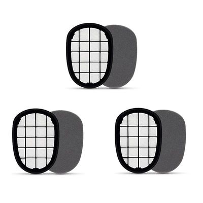 3pcs Vakuum filter for FC6812 FC6813 FC6822 FC6823 FC6826 FC6901 Fc6902 Fc6903 Fc6904 Tilbehør
