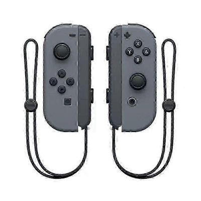 Joycon langaton ohjain Nintendo Switchille, tuki herätystoiminto, vasen oikea kaukosäädin rannehihnalla grey