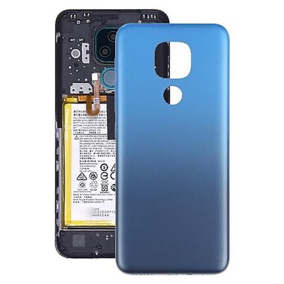 3c Parts Pro Batteri bakdeksel for Motorola Moto E7 Plus Xt2081-1 Blå
