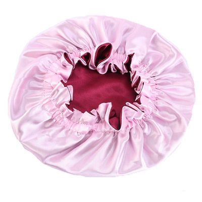 AIR Voksen justerbar Satin Dobbelt lag Springy Cap Pink