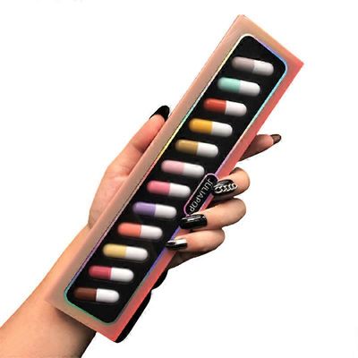 Zkdsv Uudet 12 väriä Naiset vedenpitävä tarttumaton huulipunasetti Mini kapselikuppi kantaa pilleri uutuus meikki DIY huulipunasetti 12 kpl