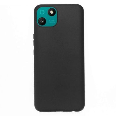 Wiko T10 4G -kotelolle naarmuuntumaton mattamusta puhelimen kansi (iso takalinssin reikä)