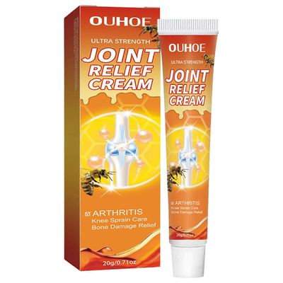 Bee-Venom Joint Pain Relief Cream Helposti imeytyvä nivelkipujen hoitovoide ulkoiseen käyttöön 1pc