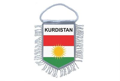 akachafactory Lippu Mini lippu maan auton koristelu Kurdistan kurdit