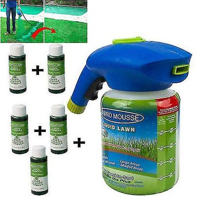 Plen Sprøyter Frø Flytende Hydro Såing System Mousse Husholdnings Gresspleie 1 Bottle 5 Liquid