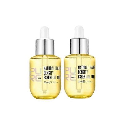 PURC Natural Hair Growth Thickener Regrowth Serum Treatments Oil Fast Grow Hair for Hair for Hair Care Tuotteet Miehet &; Naiset 2pcs