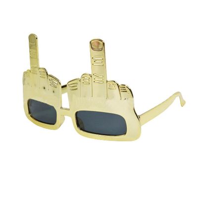 Sevenday Nyhet Langfinger Solbriller Unisex Morsomme Briller Fest Fotografering Rekvisitter