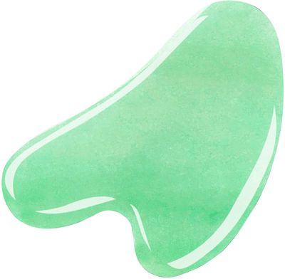 Xqday Gua Sha Massage Tool, Naturlig Jade Gua Sha Stone for Ansigt Massager Spa Hud