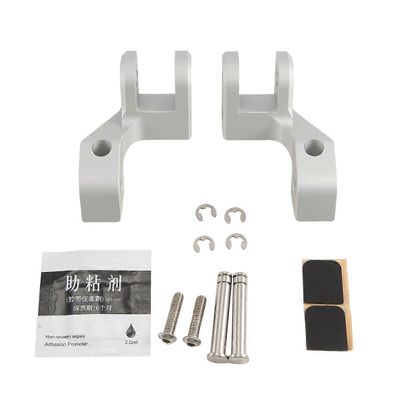 Moottoripyörän matkustajan jalkatuen laskeminen Kuljettajan jalkatapit Jalkatapin laskusarja BMW R1300:lle Silver