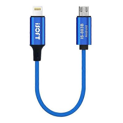 ISOFT IS-003B tiedonsiirtojohdon salama-mikro-USB-kopiointikaapeli Kuten