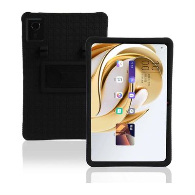 11" Tablettikotelo Lenovo Chromebook Duet Gen 9 2024:lle, Pehmeä Silikonijalustan Kansi Duet 11M889:lle, Musta, 10.95" Yhteensopivuus