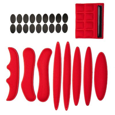 Kypärät Sisäpehmusteet Suojat Vaahtomuovit Tyyny Sisäinen suojatyyny Mukavat muistivaahdot Tiivistetty vuori Sieni Kestävä punainen