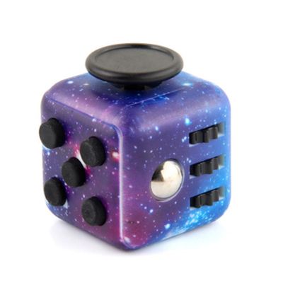 Bestdaily 1/4stk Fidget Cube Stress Angst Trykaflastende legetøj til voksne og børn Gave Afslappende Sensorisk Legetøj Stress Reliever Stjernehimme...