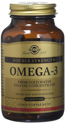 Solgar Omega-3 dobbelt styrke Softgels, 60