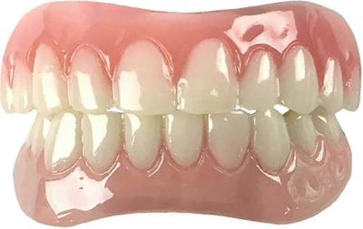 Instant Smile Comfort Fit Flex Teeth - ylä- ja alaosien sovitus Luonnollinen sävy! Korjaa hymysi kotona muutamassa minuutissa!