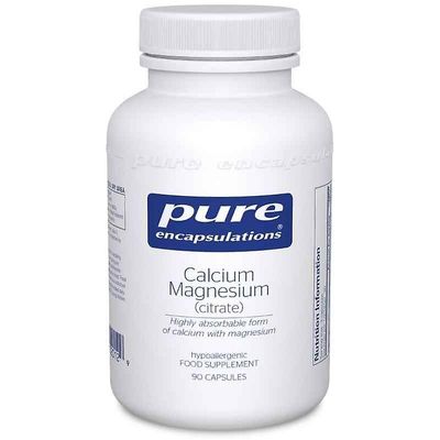 Pure Encapsulations Puhtaat kapselointit Kalsium magnesium (sitraatti) Kapselit 90