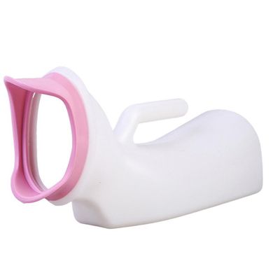 1000 ml:n naisten suuri pehmeäsuinen pisuaari, kirkas vaaka, suuri kammioastia naisille, vaelluksille ja vaelluksille Valkoinen