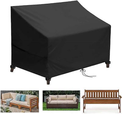 Päällinen puutarhapenkille, kansi 3-paikkaiselle puutarhapenkille ja ulkona, suojakansi puutarhakalusteille, Oxford 420D -kangaspäällinen puutarhas...