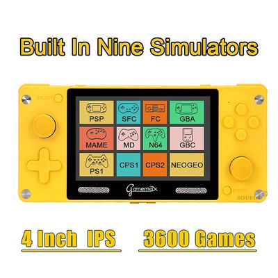 A380 Retro Videospil Console Player Håndholdt Gaming Portable Mini Arcade 4,0 tommer HD IPS Skærm 3600 + Spil Dropship