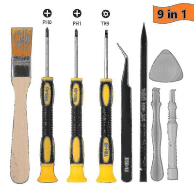 Playstation 4 täydellinen ruuvimeisselisarjan korjaustyökalusarja - Ps4 Security Torx -ruuvimeisseli T9 (tr9) Phillips Ph0 Ph1 (ps4)
